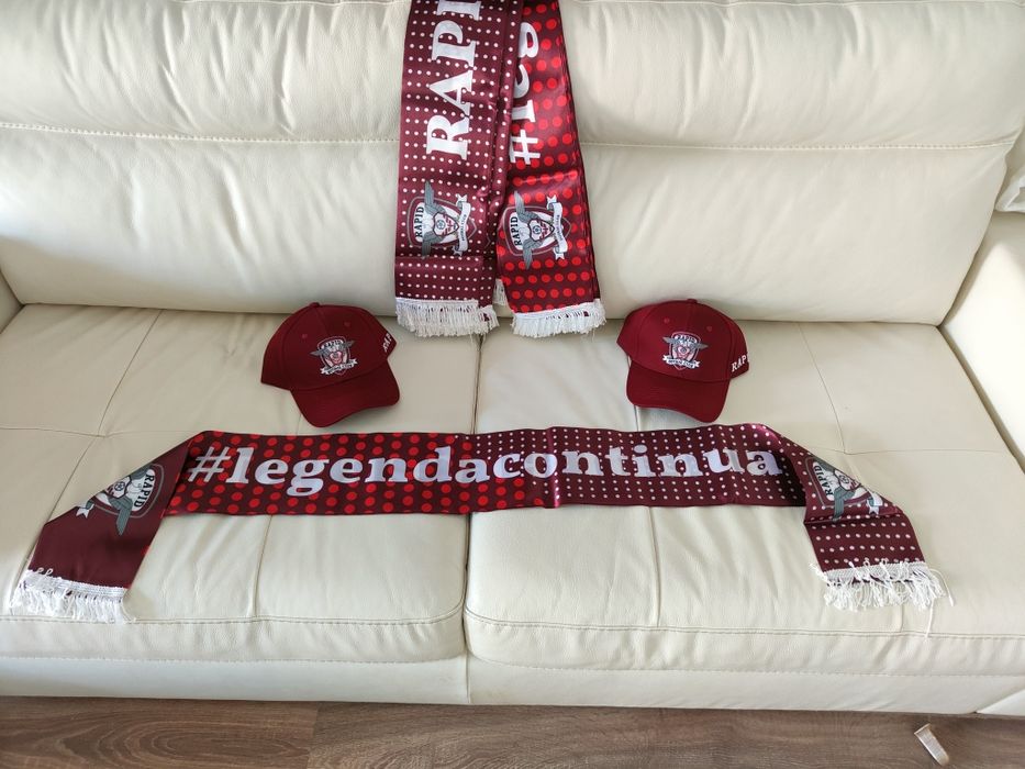 Șapcă FC Rapid + Eșarfă Rapid Legenda Continua 2026