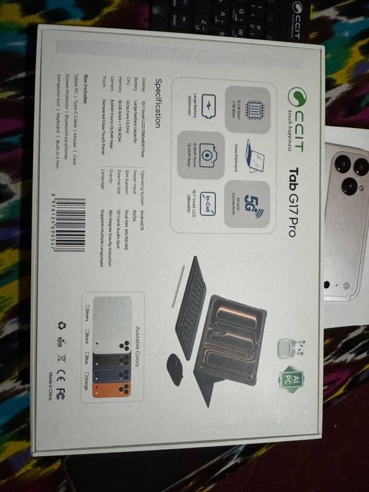 Tap G17 Pro orginal Xitoy ishlab chiqarilgan Planshet sotiladi Yangi
