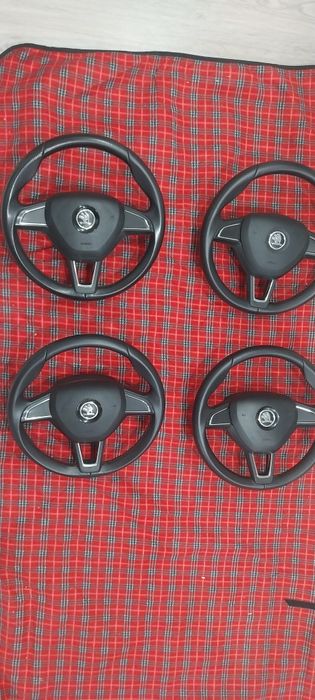 Volan skoda Octavia,Fabia, piele perforata