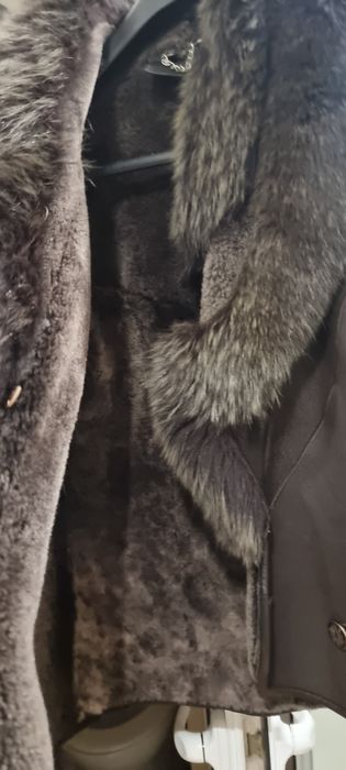 Норка с лисица-черно.Кожено  късо палто.Дълго палто.Черно сако.Топла б