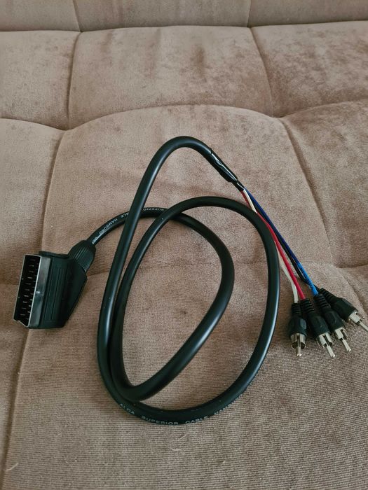 Шнур SCART - 4 RCA