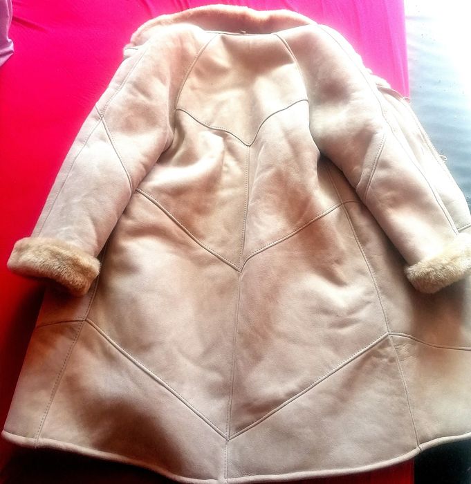 Cojoc piele blana naturala (aleindelon)