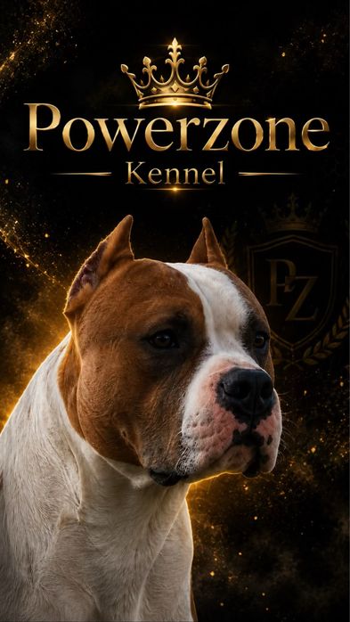 Mascul  Amstaff cu pedigree