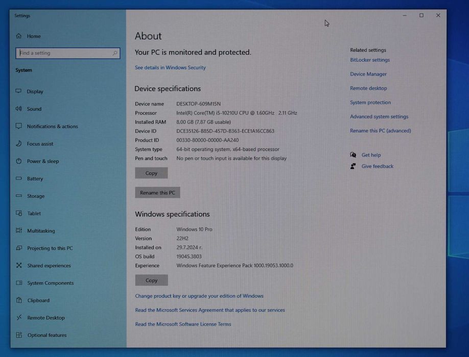 PC ASUS Chromebox 4 i5-10210U/8GB RAM/128GB SSD
