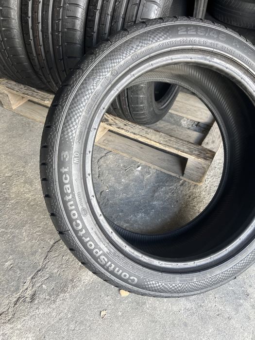 4 anvelope de vara 225/45/17+245/40/17 Continental!