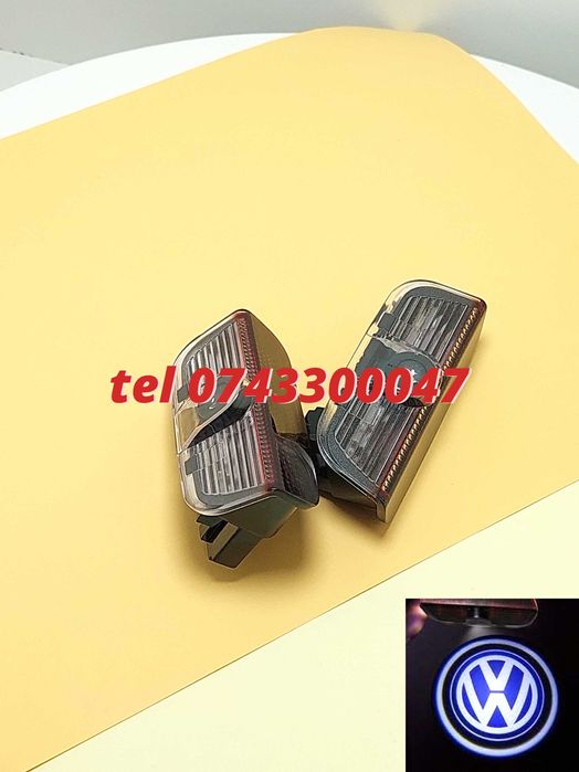 Proiectoare Logo Vw Portiera  Led Laser emblema sigla Holograma