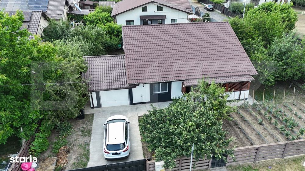 Casa parter cu garaj, 110mp utili si  teren 590 mp – Vorovesti, Iasi