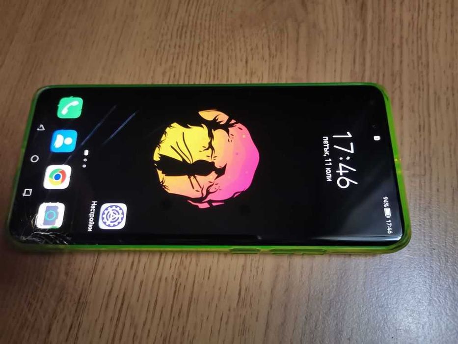 Huawei P40 Pro 256gb 5G , пълен пакет, счупен дисплей