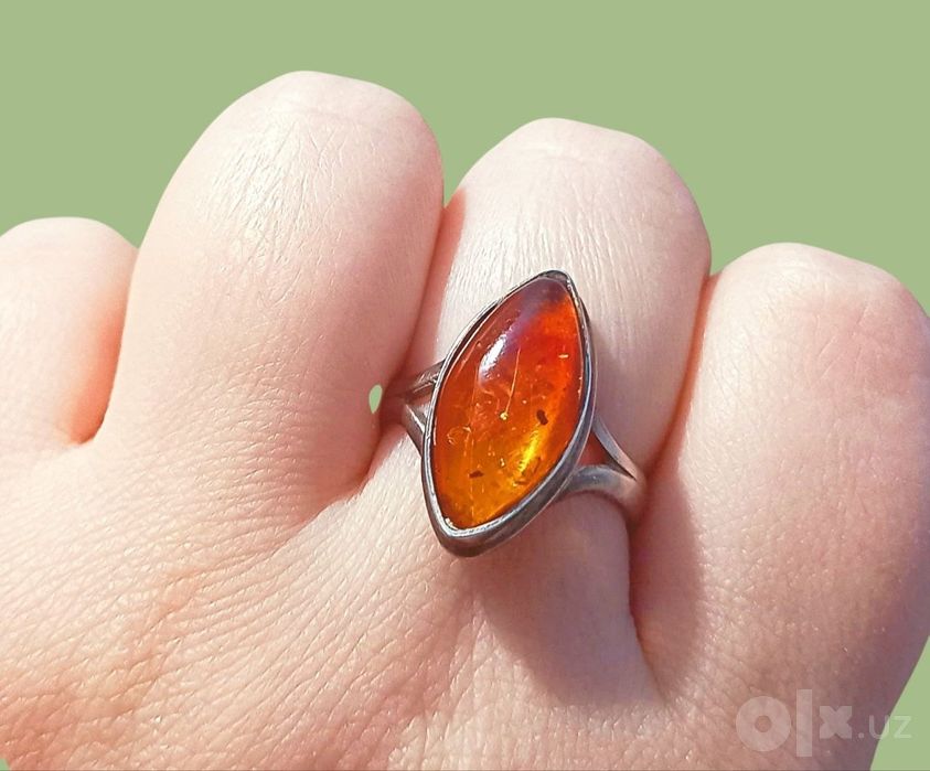 Серебро комплект (янтарь)
