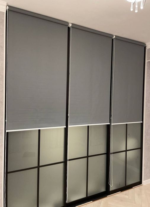 Ролл шторы жалюзи день ночь