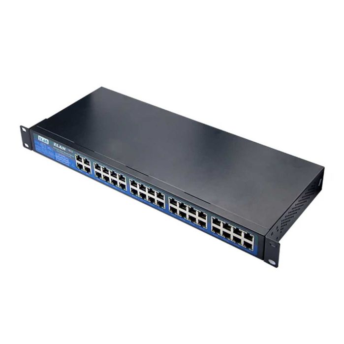 ZLAN5G12 – 16 port RS232 RS485 RS422 to TCP/IP industrial converter