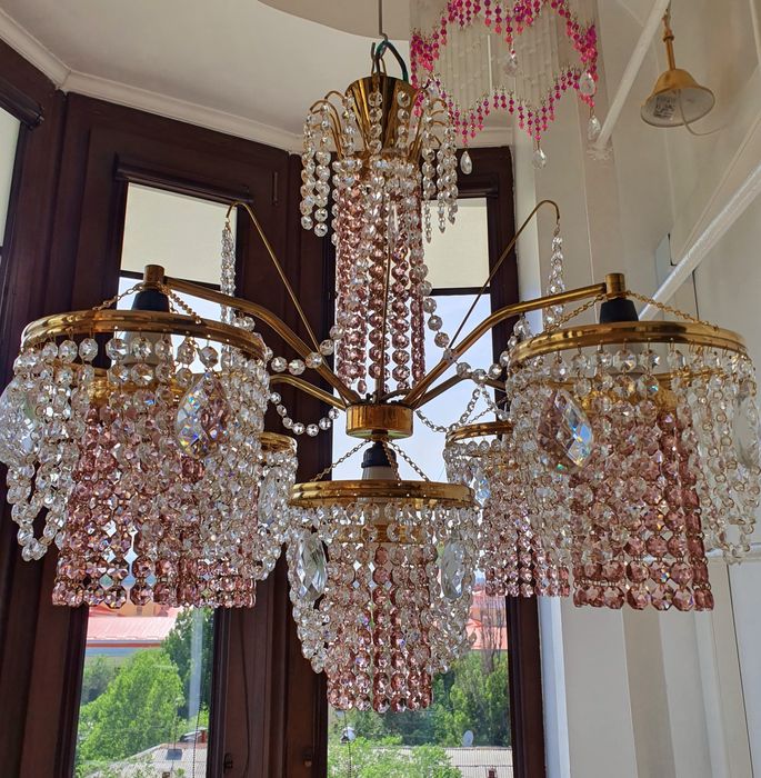 Люстра хрустальная Чехия