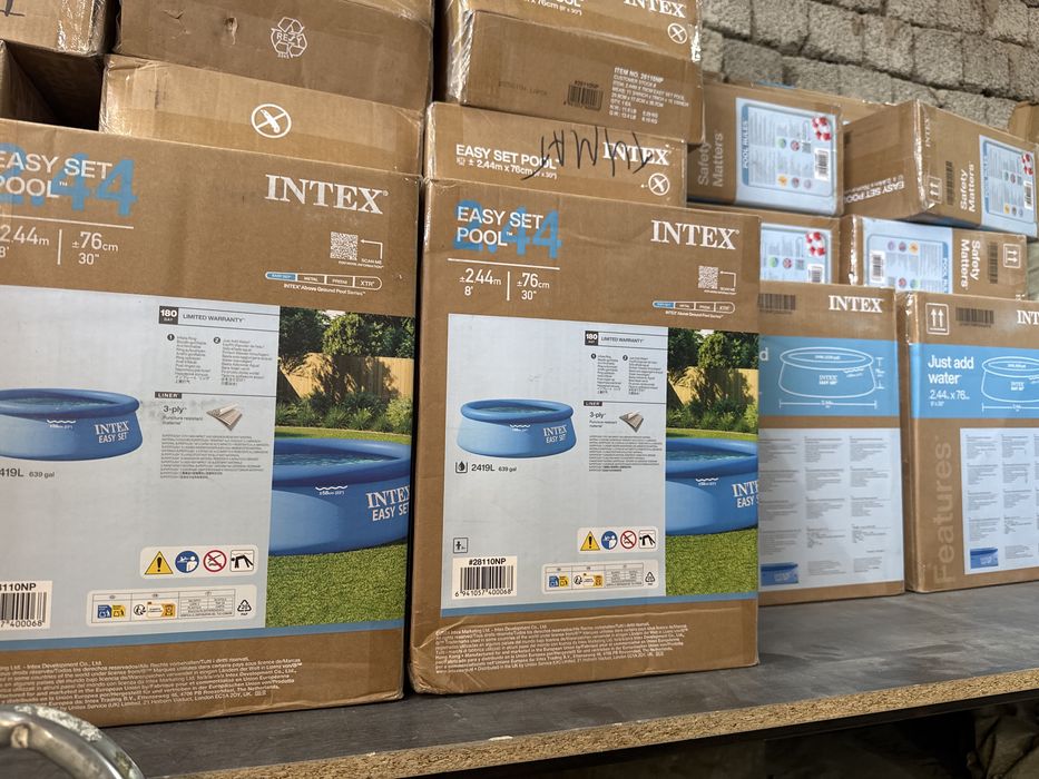 Бассейны INTEX в ассортименте и крышки на бассейн