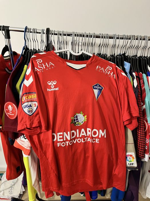 Tricou de fotbal Unirea Dej Hummel Liga a 2a casa pariurilor Marime M