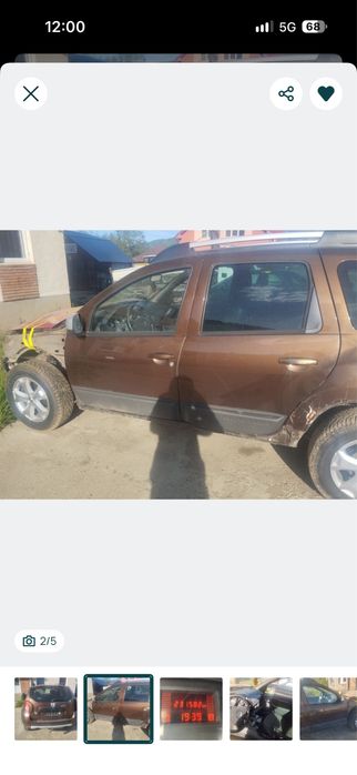 Dezmembrez duster 4x4 1.5dci 2012 injectoare pompa inalte egr dpf turbo senzori motor chiulasa alternator electromotor compresor