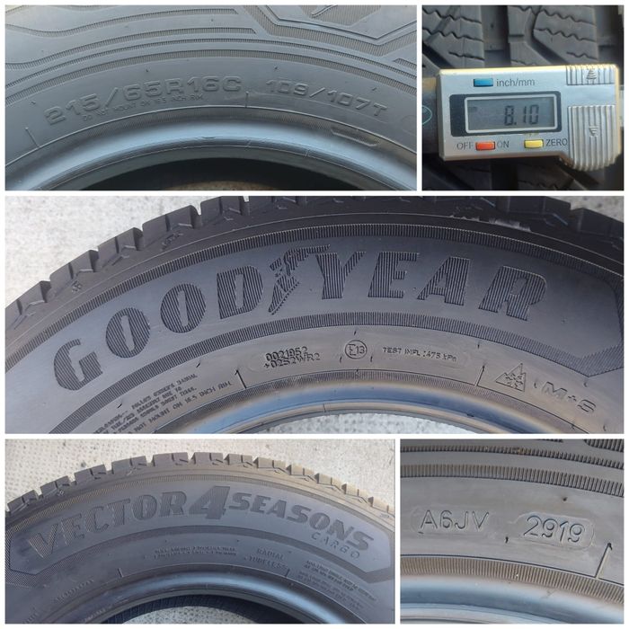 O bucată 215/65 R16C M+S iarnă - una Semperit Goodyear