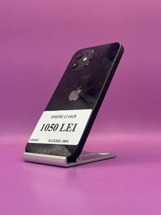 Iphone 12 64Gb 100% •Amanet Matei Crangasi•93850
