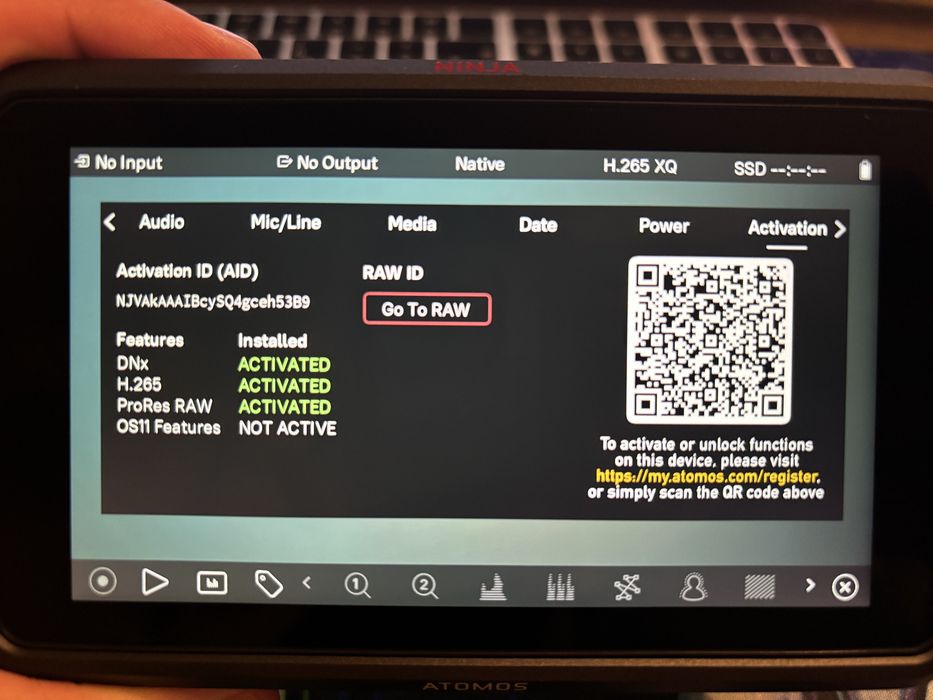 Монитор-рекордер Atomos NINJA V