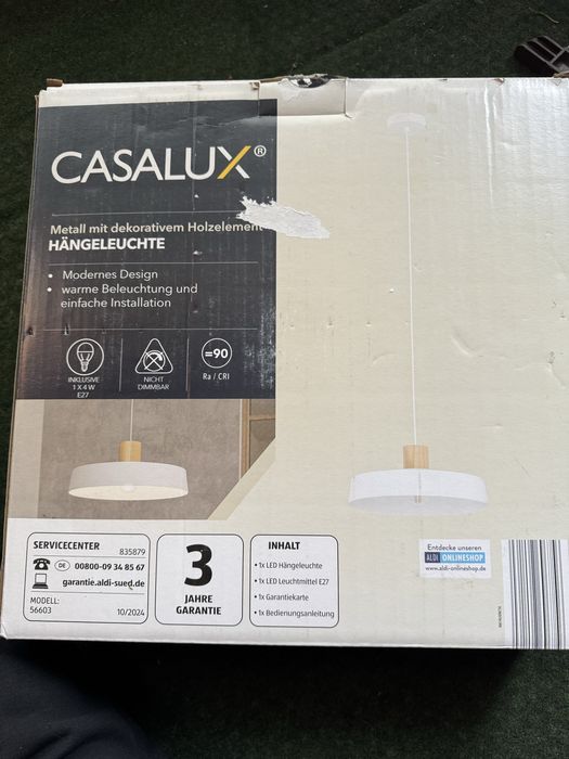 Метална висяща лампа