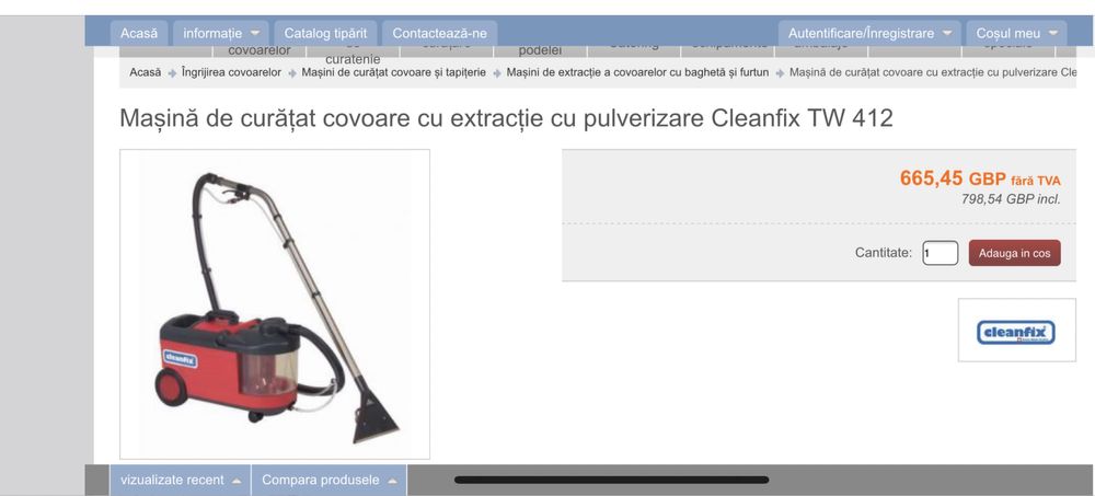 Aspirator injectie-extractie