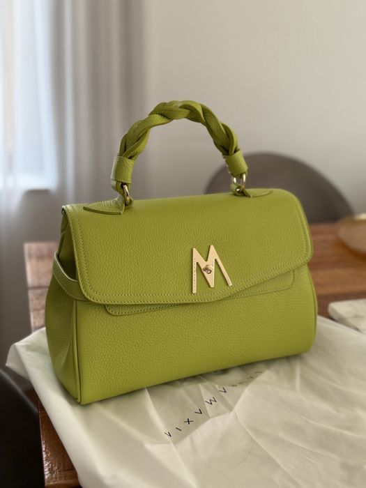 Geanta Laura Maxim Brit mediu lime (noua)