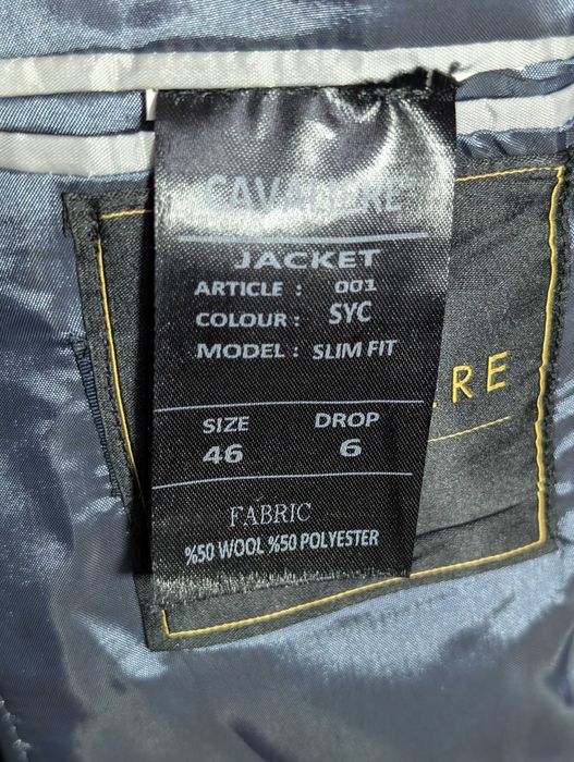 Costum adolescent - sacou Cavaliere + pantalon Bigotti