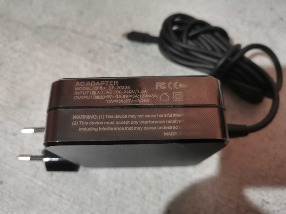 Incarcator laptop, tableta, telefon, 65W tip C, NOU