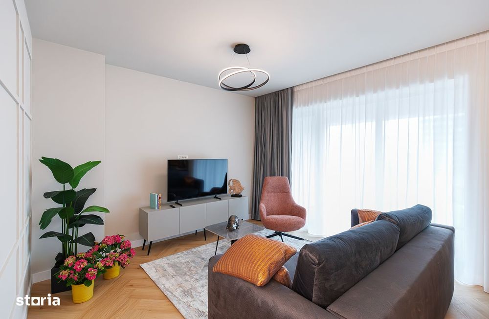 AFI Home North-2 camere,mobilat&utilat,prima inchiriere,+1 loc parcare