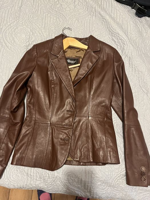 Кожено дамско яке/ сако