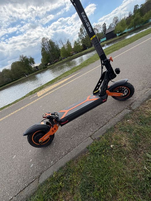Kukirin g2max cu 400km si fara accidente. La schimb cu g4 (maxim 750km). Dau si diferenta de bani