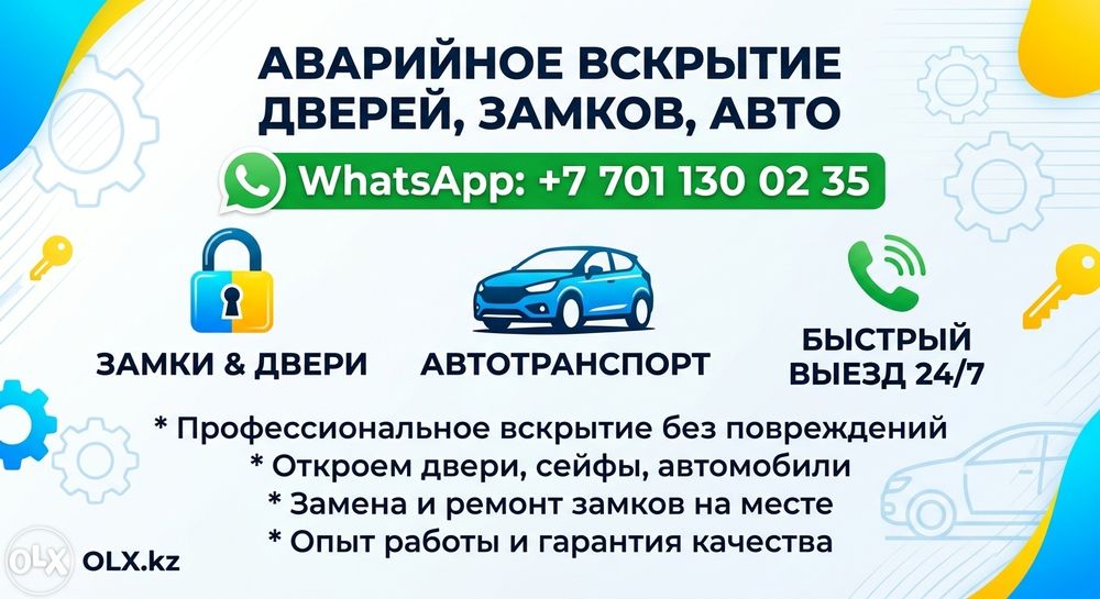Профессиональное открытие замков. 24/7