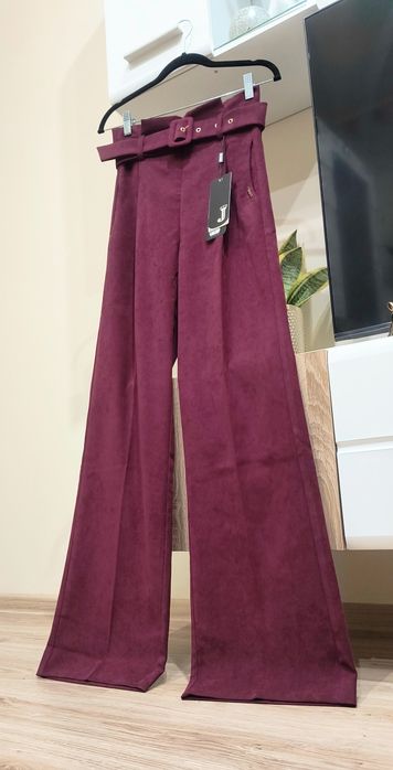 Секси кожен панталон клин висока талия Junona Юнона топ бюстие риза