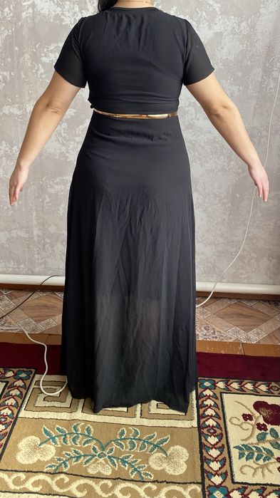 Қара түсті , кешкі көйлек