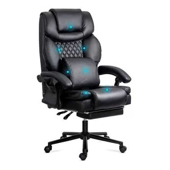 Scaun de Birou cu Masaj si Telecomanda, Piele DHO 935 LIVRARE GRATUITA