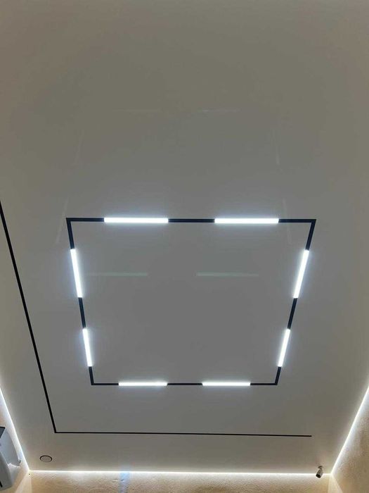 Натяжные потолки, цена за 1 кв.м. 1 800 тенге.