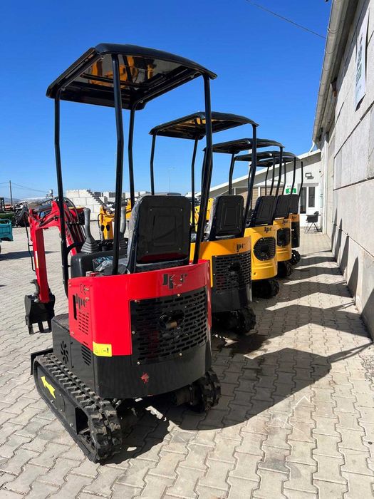 Mini excavator JPC  - 12 Hp , 1 Tona  (Nou 2025) + Video