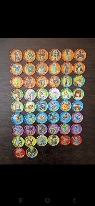 Colectie completa Yu-gi-oh metal tazos