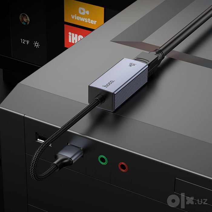 Адаптер USB-A на RJ45 Hoco UA37