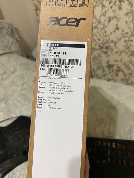 Ноутбук Acer NITRO новый !!!