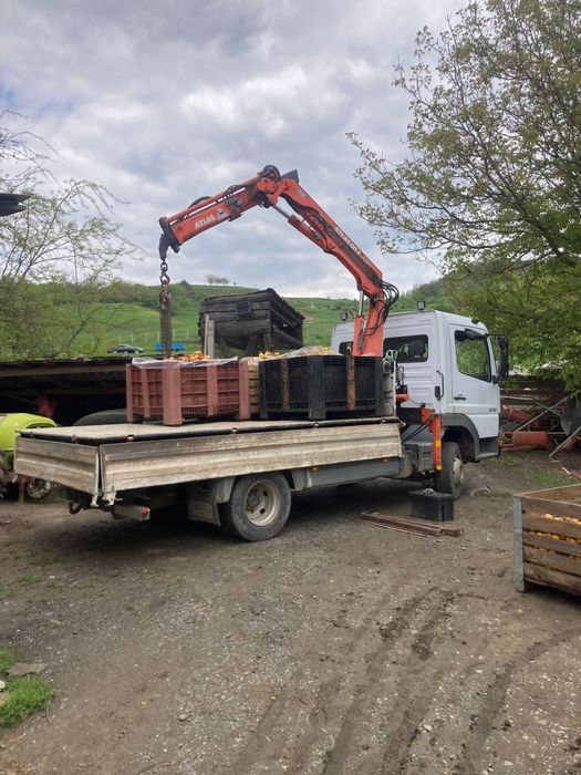 Transport balastru nisip pietriș cu autobasculantă 7,5 tone Sibiu