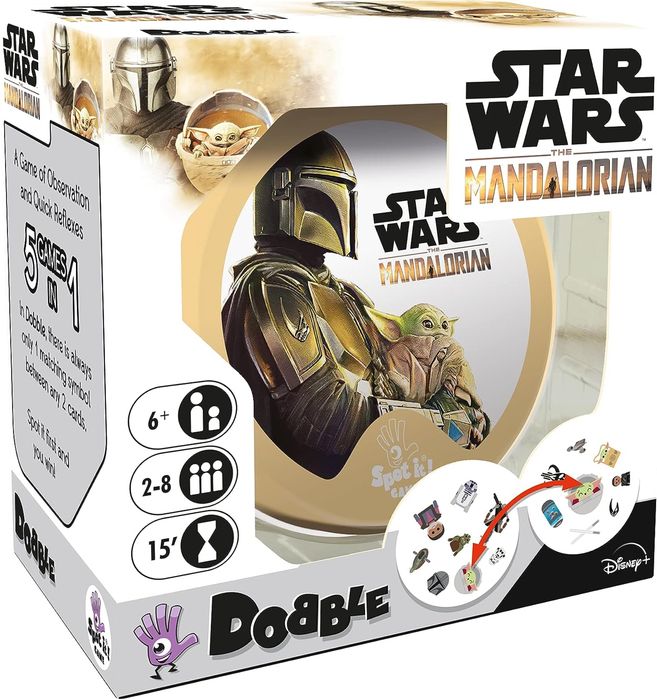 Настолна игра Dobble: Star Wars Mandalorian