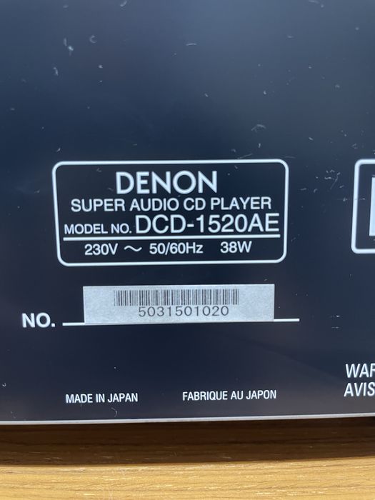 Sacd denon dcd-1520ae cu dac integrat