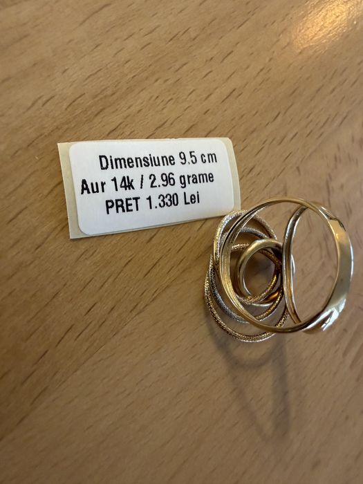 Inel Aur 14 K marime 9.5