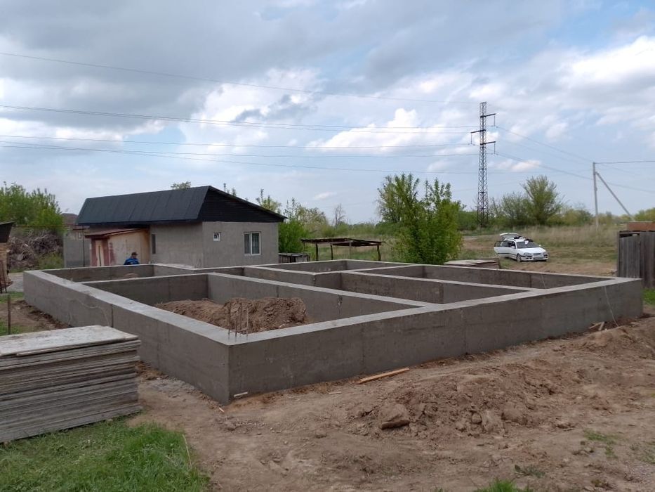 Заливаем фундамента