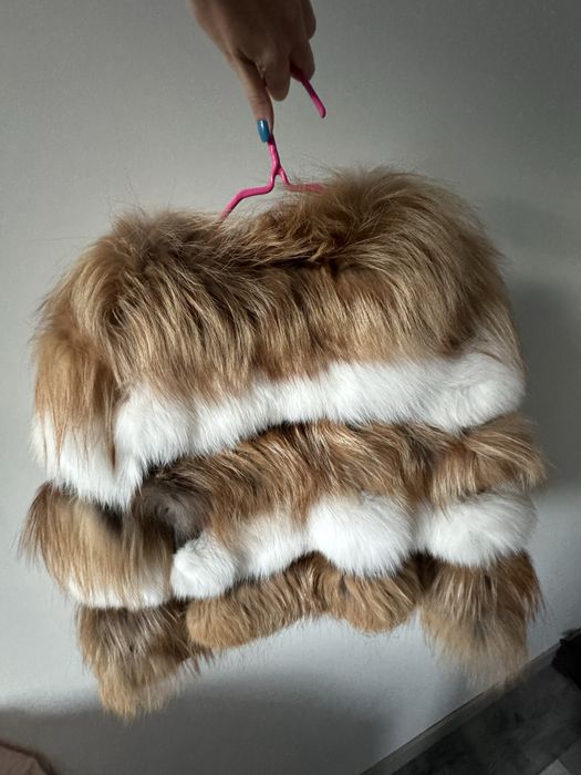 Кожено яке с косъм