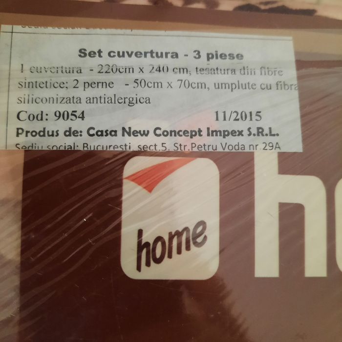 Cuvertură de pat , 3 piese