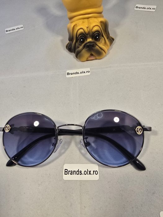 Ochelari de soare Cartier Round Blue,  made in Italy