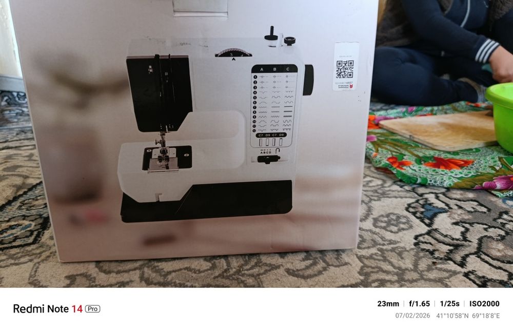 Sewing machine Holati yangi Hali ishlatilmagan