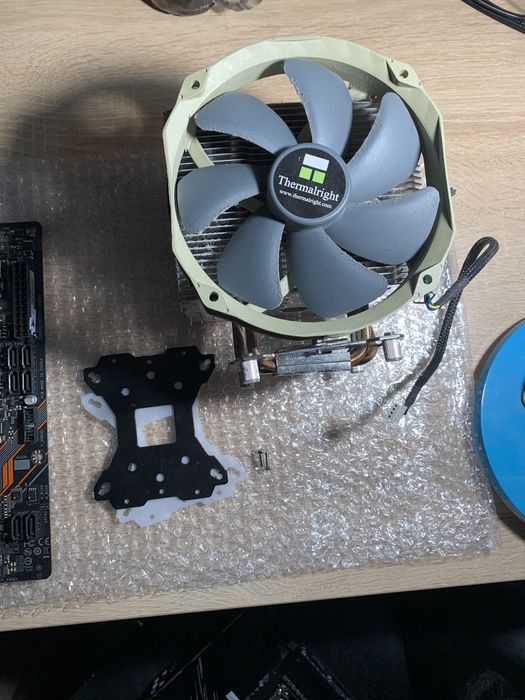 Материнская плата + процессор + кулер