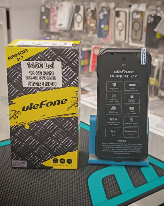 Ulefone Armor 27, 12/256 GB, Nou, 2 ani garanție